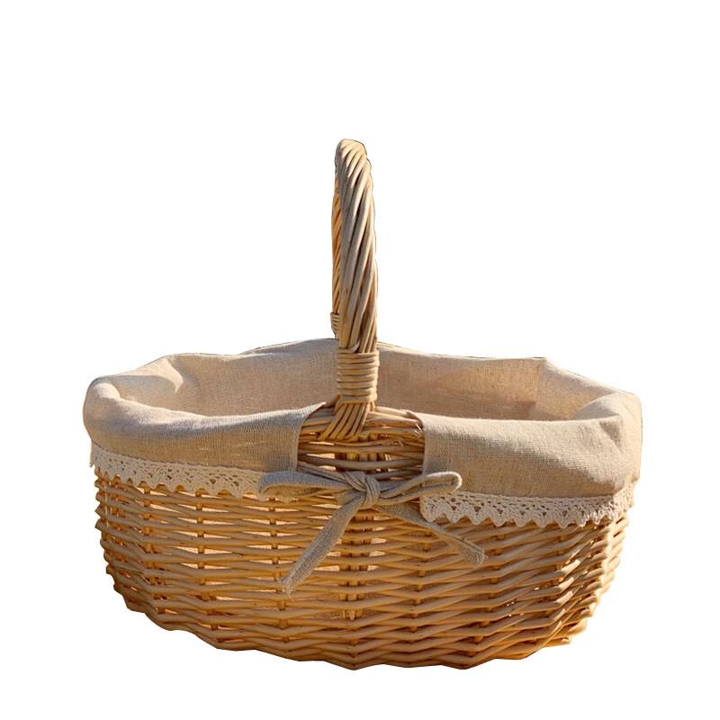 Yode Handwoven Wicker Picnic Basket Set