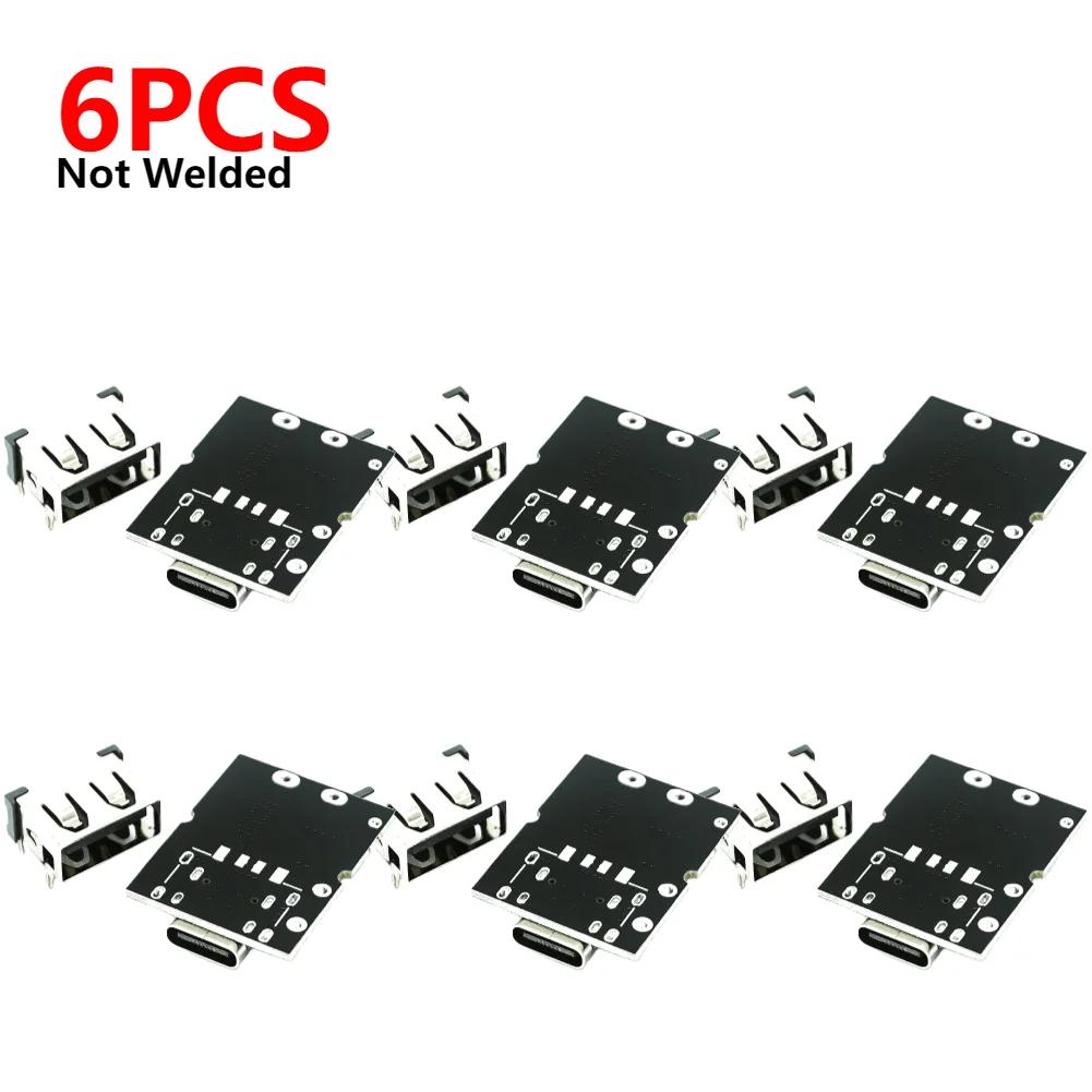1-10pcs 5V 2A Charge Discharge Integrated Module Type-C Input Battery Charging Module Support 4.2V Li-Battery Charge Protection