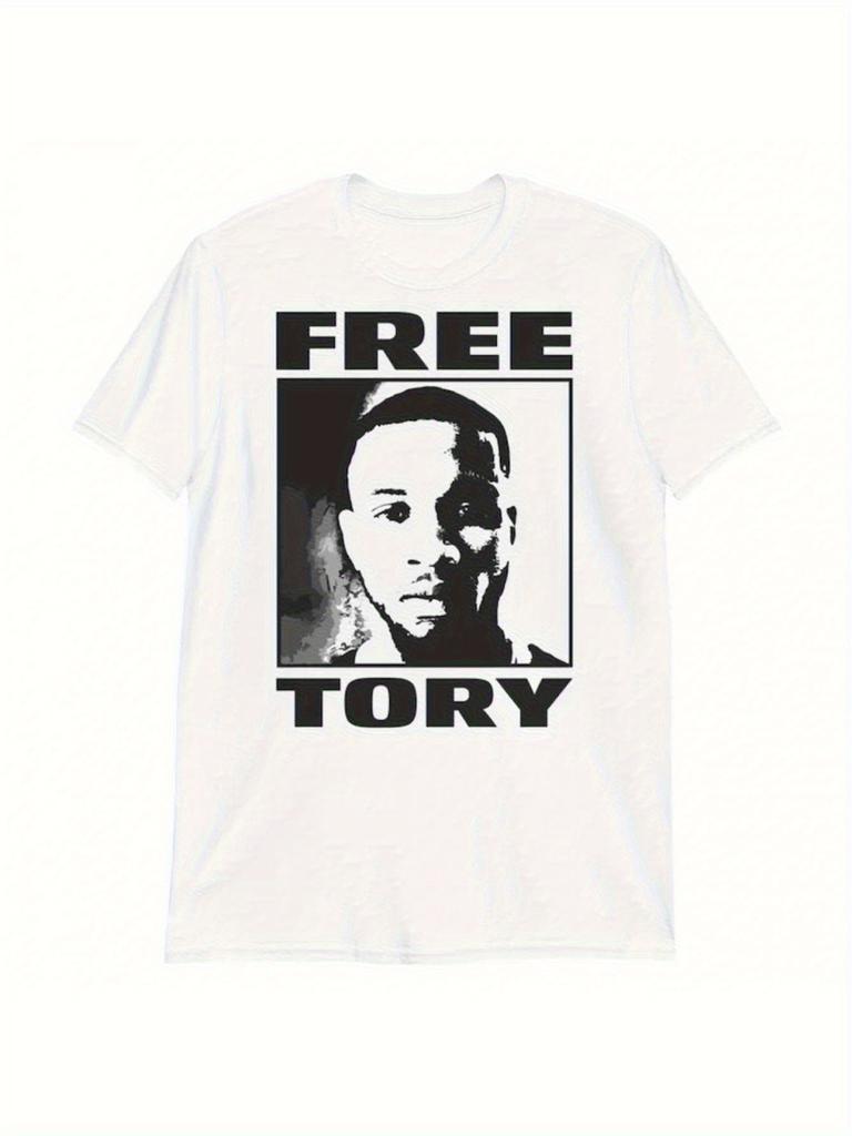 A Tory Lanez T-Shirt with a Classic Crew Neck And a Relaxed Fit