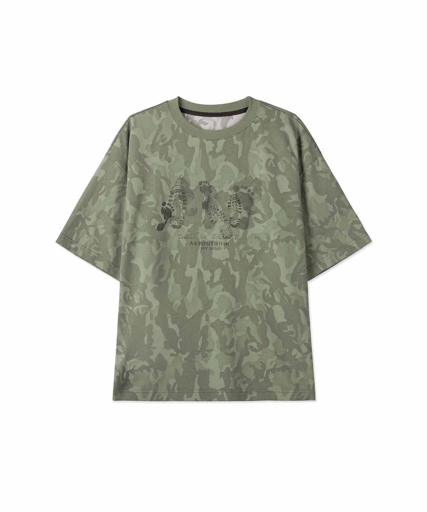 Aejyuttingkeumamaindeu Camo Track T-Shirt