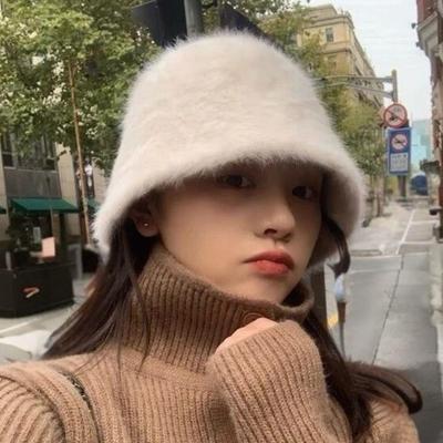 Winter Plush Beanies Fluffy Fur Bucket Hat Warm Ear Protection Plush Fisherman Cap Bonnets Korea Outdoor Windproof Panama Caps