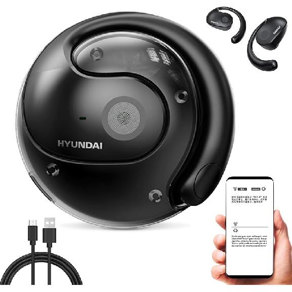 Translation Earbuds Real Time, Hy-T26 Pro Language Translator, Ai Translator Earbuds Translating Headphones Real Time, Wireless Translator Earbuds,