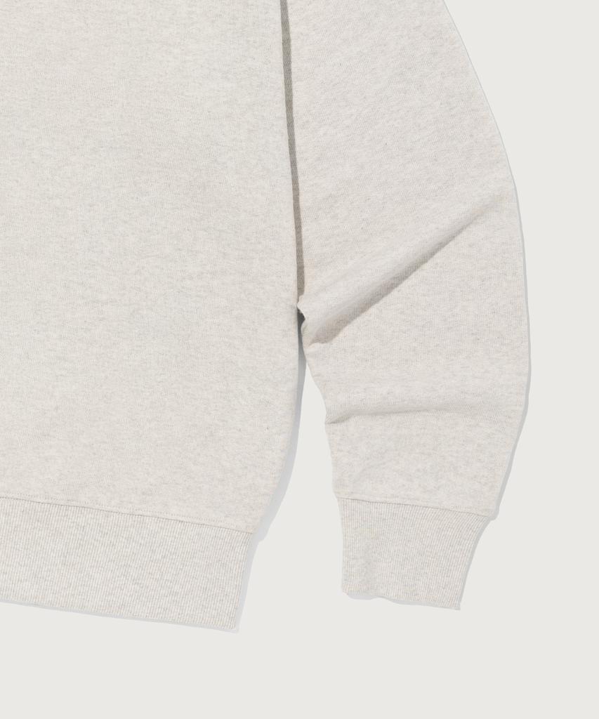Champion Small Logo Loose Fit Sweatshirt Oatmeal