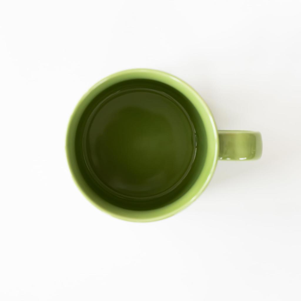 Nishikai Toki Hasami Ware Common Soup 380ml Microwave and Dishwasher 13268 Cup, Green, Capacity, Safe,