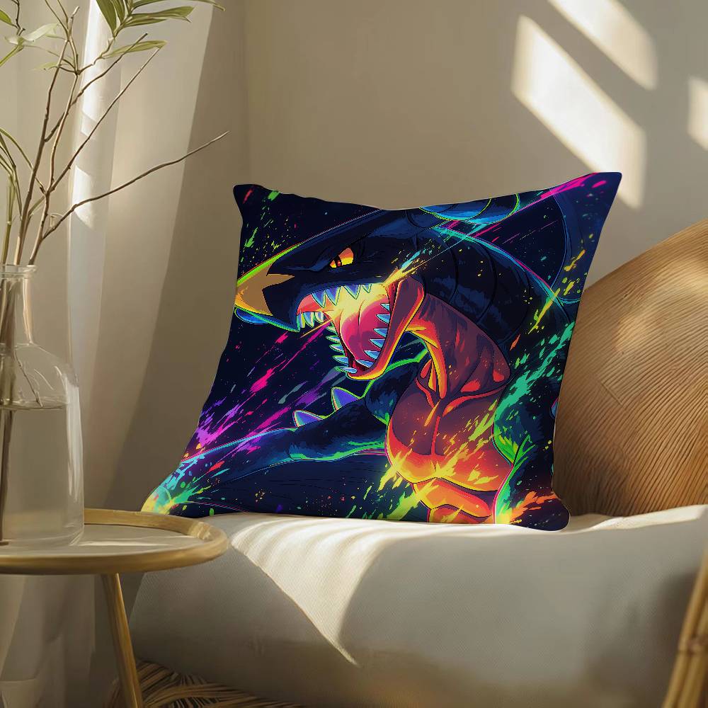 Pokemon Kalos Region Anime Plush Pillow Cover Soft Short Plush Cushion Cover For Sofa Bedroom Home Decor Gift