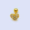 Unisex Fairy Zircon Studs: Ear, Nose, Tongue & Lip Piercing Jewelry