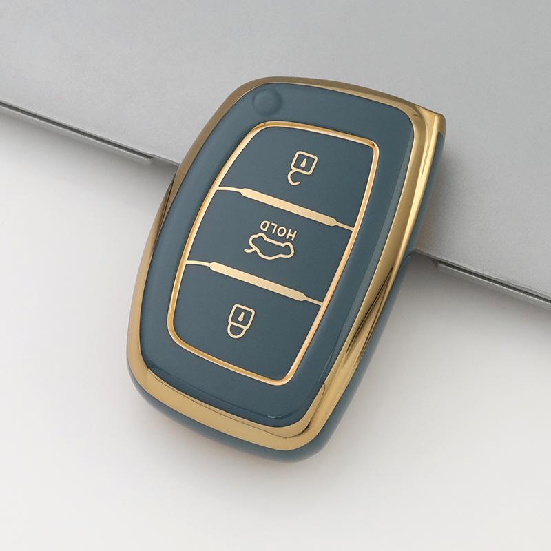 Modern Car Key Case for ix25, ix35, Sonata, Elantra, and Mingtu - Protective Shell Cover