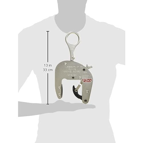 Miki Netsuren F3001 U-shaped Gutter Vertical Lifting Clamp, CU-M Type, 50-80mm, 250kg