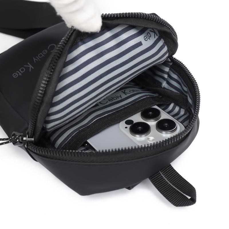Men's Chest Bag Crossbody Bag Sports Waist Bag Water-repellent Shoulder Bag