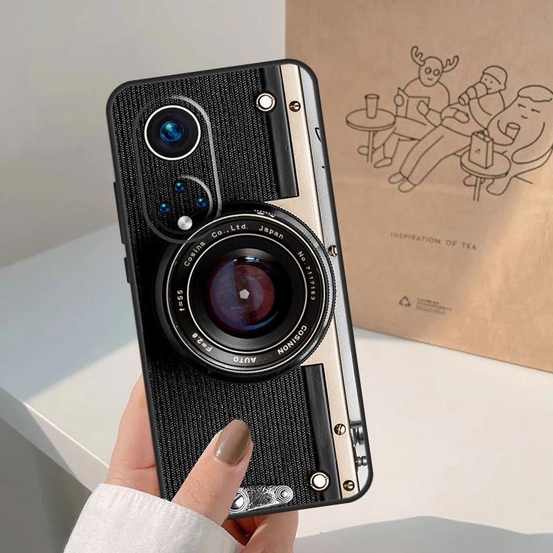 Retro Classic Vintage Camera For Honor Magic 8 5 6 7 Pro Case For Honor 400 200 Lite 50 70 90 X8c X8b X9a X9b X9c X9d Win