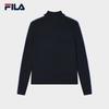 FILA Women's Casual Half-Placket Knitted Sweater