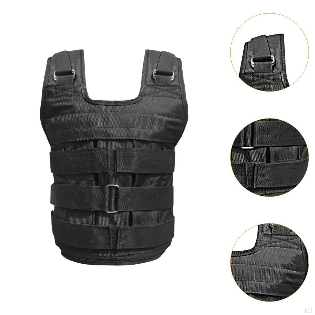 Nastavitelná Weighted Vesta Weight Loading Boxer Festcoat Cvičení bunda pro