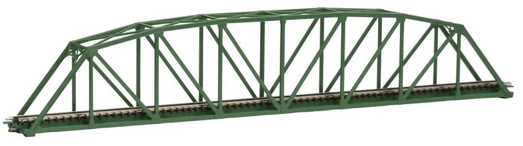 TOMIX N Gauge Curved Chord Truss Bridge S420 F Dark Green 3279 Model Railway Supplies Single-track