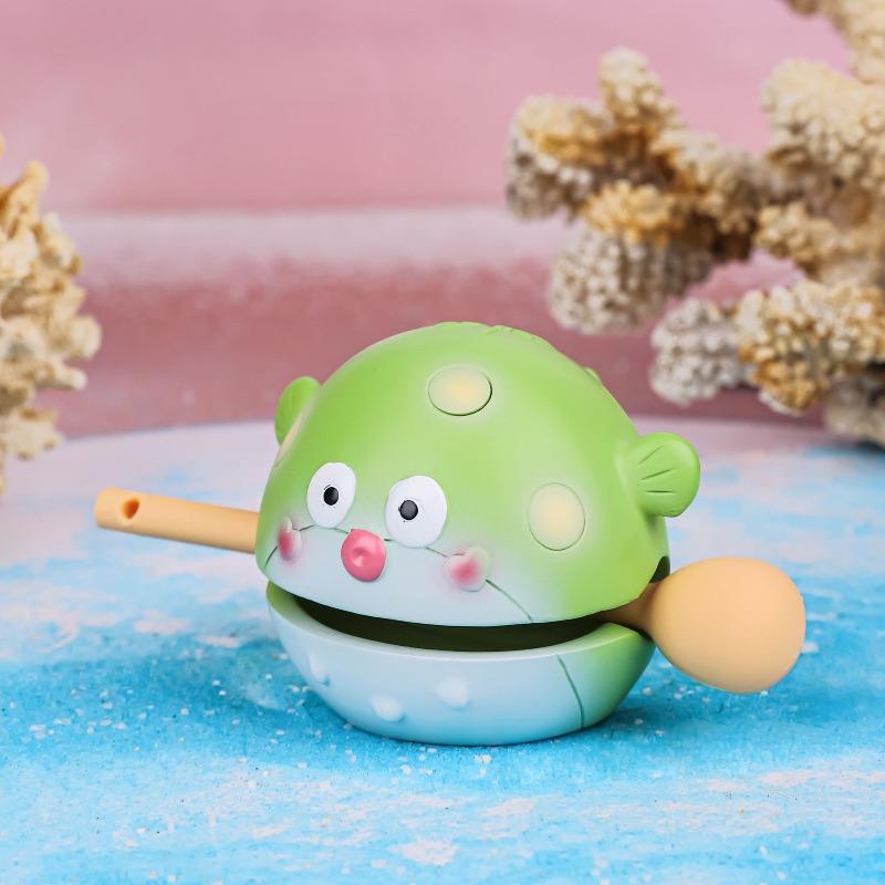 The Cute Wooden Fish Tapping Music, Stress-relieving Toys, Desktop Ornaments, and Funny Percussion Instruments for Students