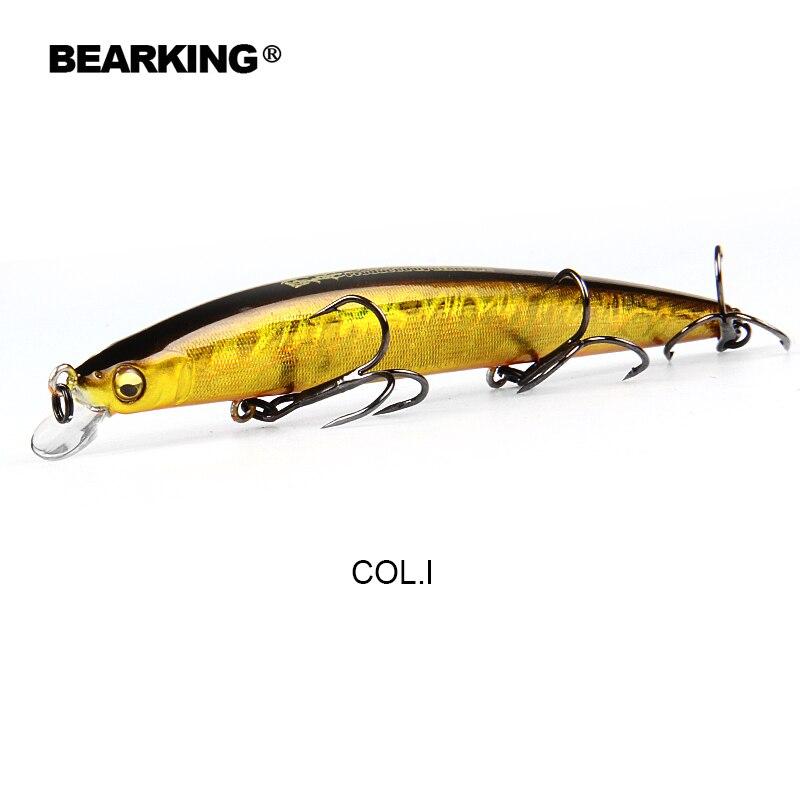 BEARKING 12cm 12g Crankbait Fishing Lure Artificial Crank Hard Bait Slim Minnow Fishing Wobblers Fish Lures