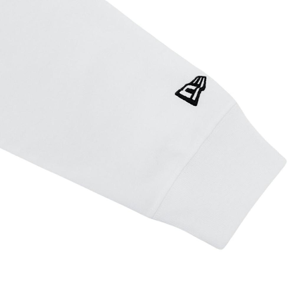 Cotton Flag Logo Mini Regular Fit WHI White XL [New Era] Men's Long-Sleeve T-Shirt Long-Sleeve T-Shirt