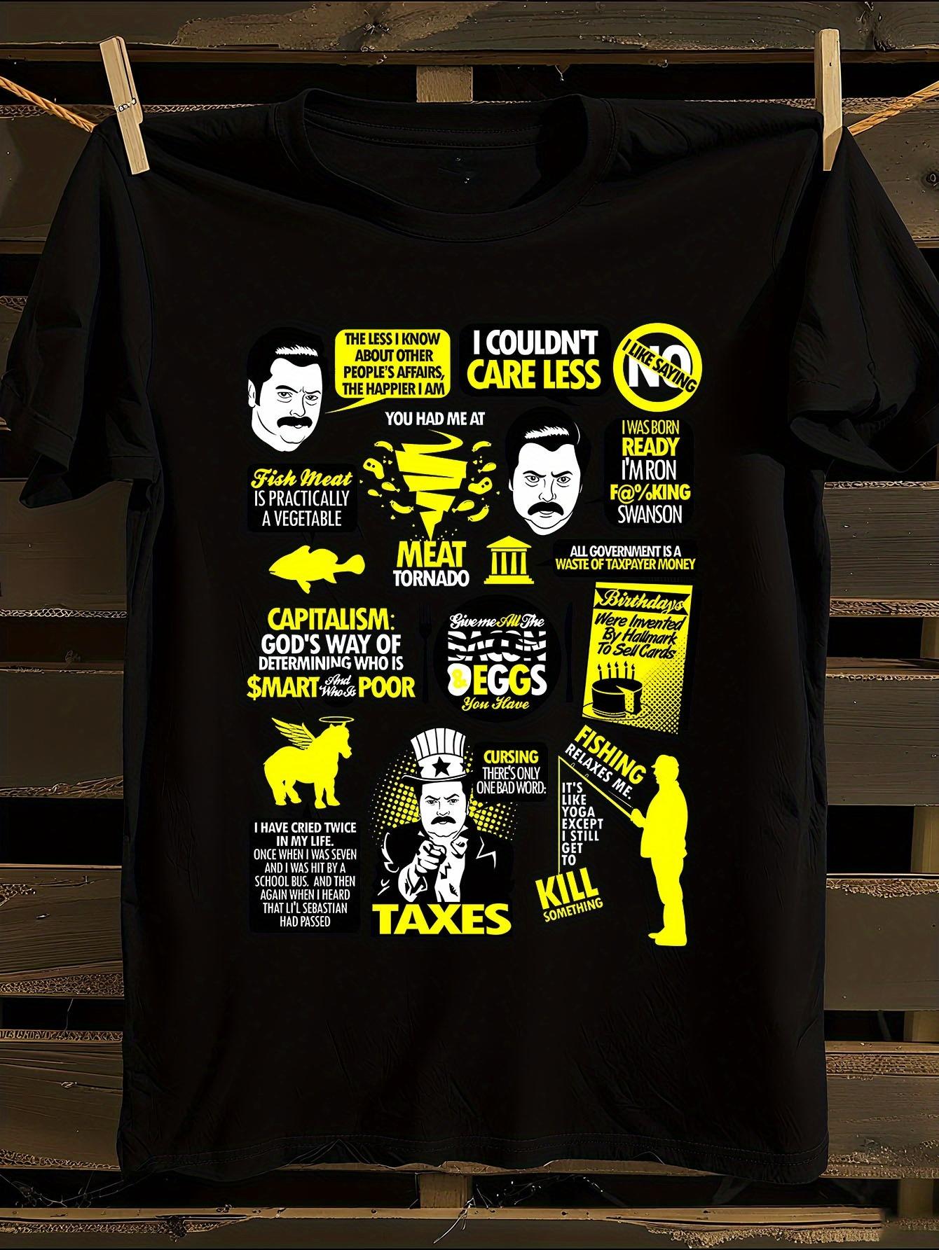 Parks and Recreation Ron Swanson T-shirt S