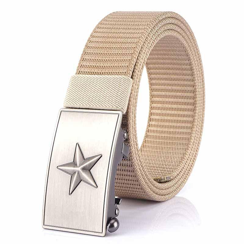 

3.5 Inner Nylon Belt Toothless Automatic Buckle Outdoor Tooling Men s Fire 120cm