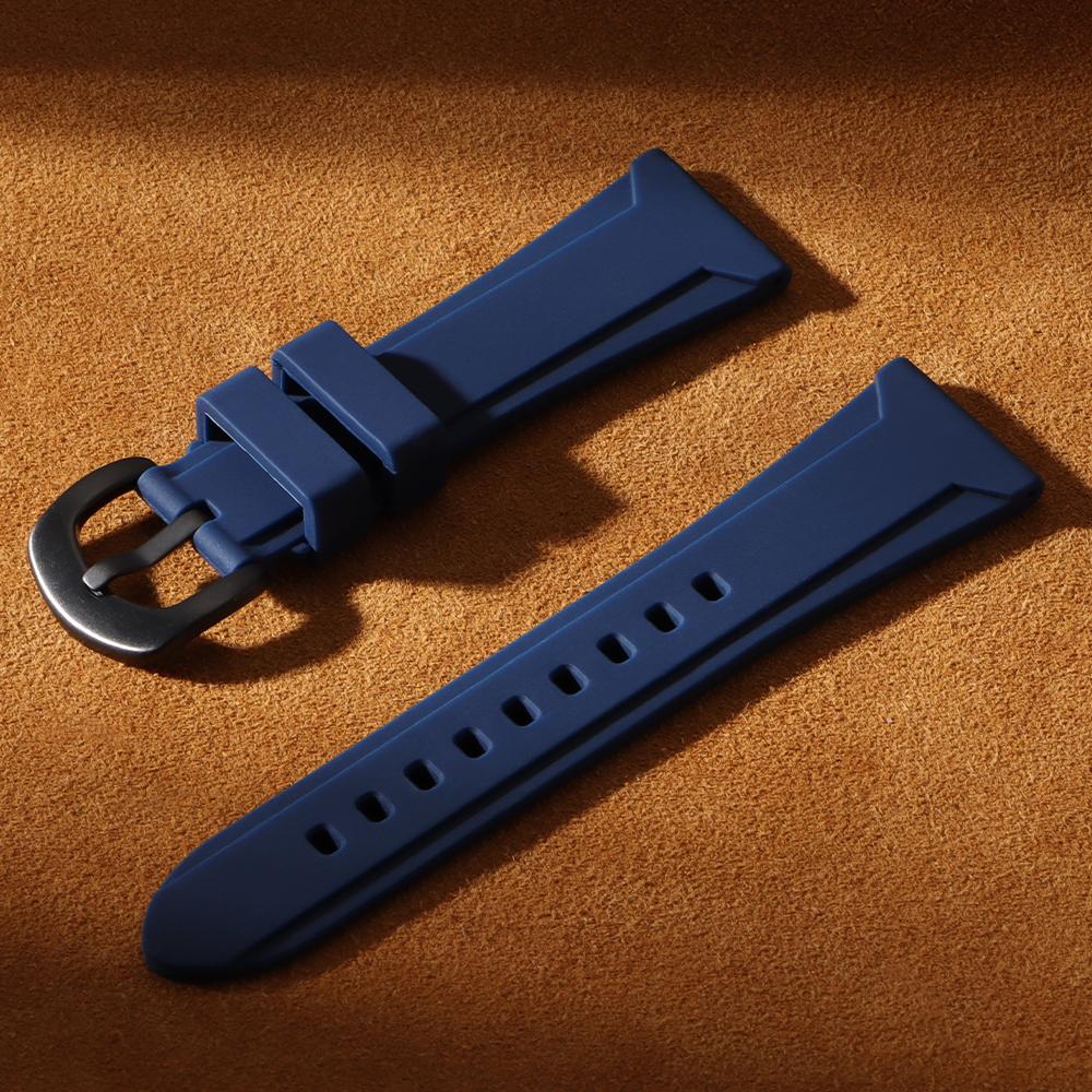 Premium Silicone Watch Band 22mm 24mm 26mm Sport Rubber Driving Watch Strap Waterproof Replacement Watchband for Seiko for Men