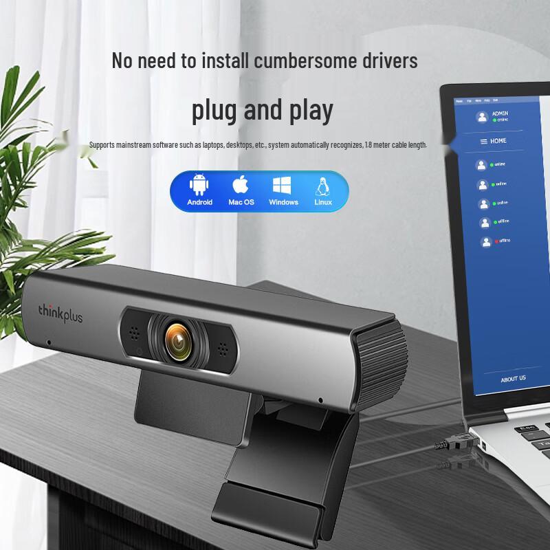Lenovo thinkplus PC Live Streaming Webcam