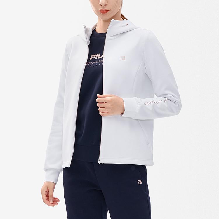 New FILA Athletics Down Jackets Women's Jade White A11W241922F-WT