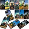 Farm Vehicle Tractor Wallpaper Case for Samsung Galaxy A55 A54 A25 A36 A17 A26 A35 A33 A34 A14 A37 S8 S9 S20 S21 FE S10 Plus
