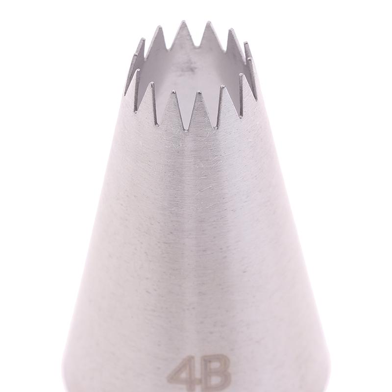 4 Stück Große Spritztüllen Gebäckspitzen Backwerkzeuge Kuchen Set Edelstahl