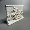 Roman Warrior Stereoscopic Printmaking Figures Relief Plaster Statue Desk Decoration Characters Sculpture Room Aesthetic Decor