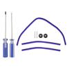 1set Soft Plush Strips For Dyson V6 V7 V8 V10 V11 Vacuum Cleaner Soft Plush Strips With Axles And Rollers And Screwdriver