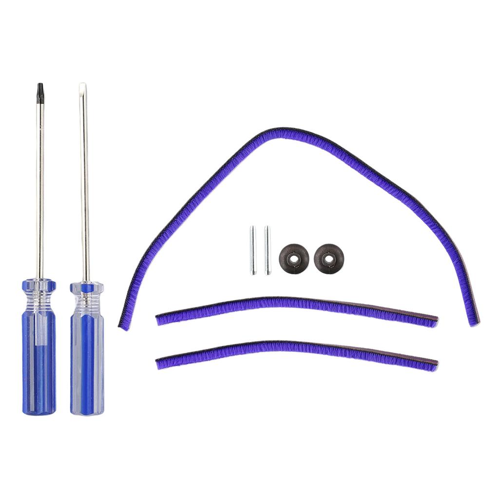 1set Soft Plush Strips For Dyson V6 V7 V8 V10 V11 Vacuum Cleaner Soft Plush Strips With Axles And Rollers And Screwdriver