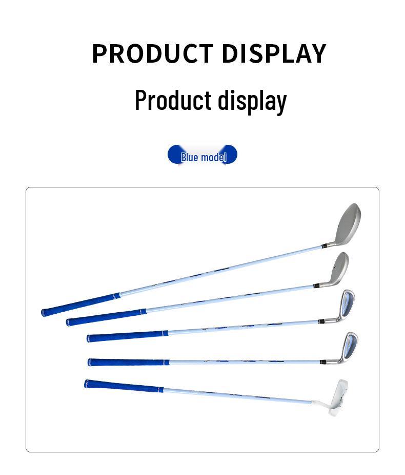 2026 Kids' Carbon Fiber Golf Club Set - 5 Clubs for Beginner Boys and Girls