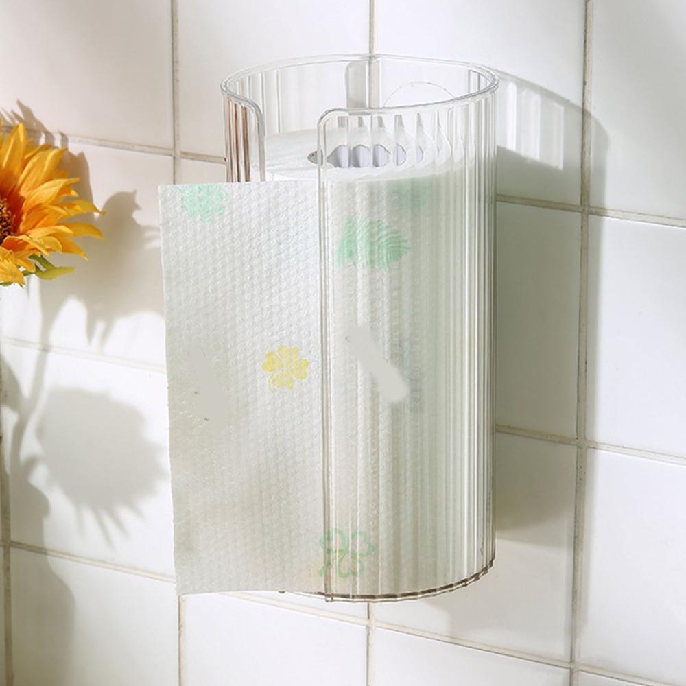 

Waterproof Paper Towel Holder Box Clear Hand Towel Holder Wall Paper Towel Dispenser Kitchen білий