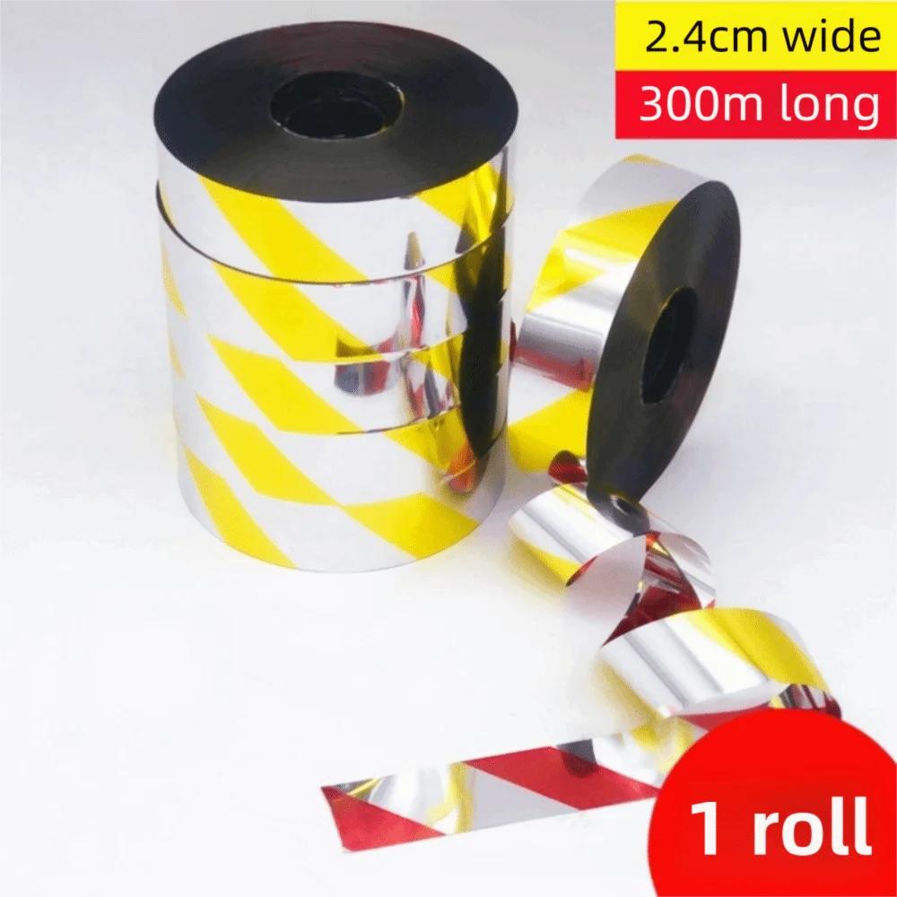 Durable 50M/100M/300M Double-sided Reflective Bird Repellent Ribbon Multipurpose Adhesive-free Anti Bird Tape Flashing Hanging