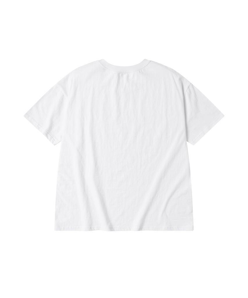 AMOU Molly Star Half T-Shirts White