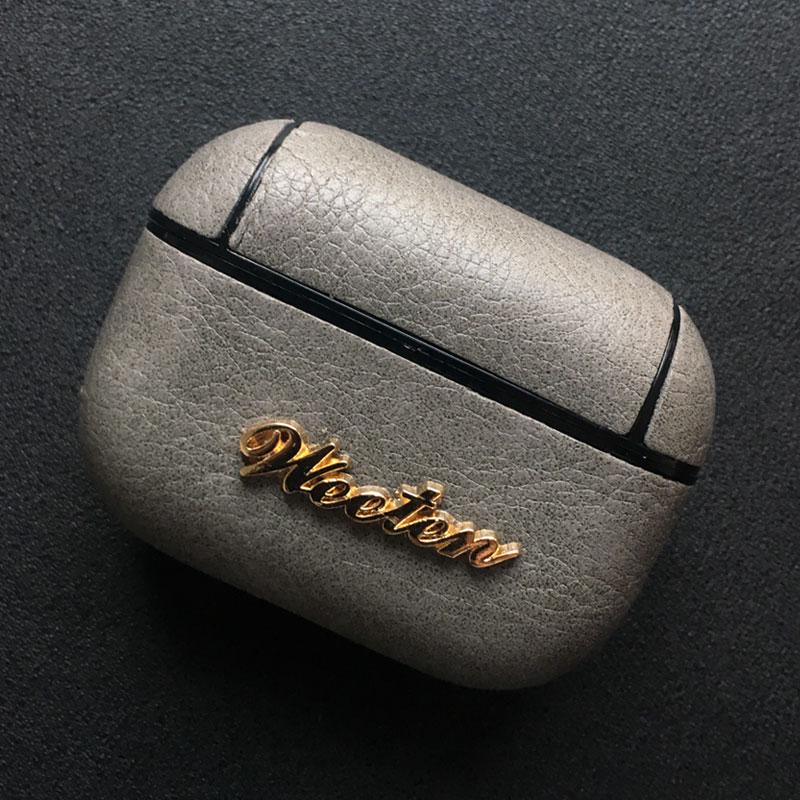 Weeten PU kožený kryt pro Airpods Pro Bluetooth Headset PC kryt pro Airpods Pro příslušenství