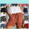 Stylish Womens Loose Mini Drawstring Shorts With Pockets For Casual Comfort