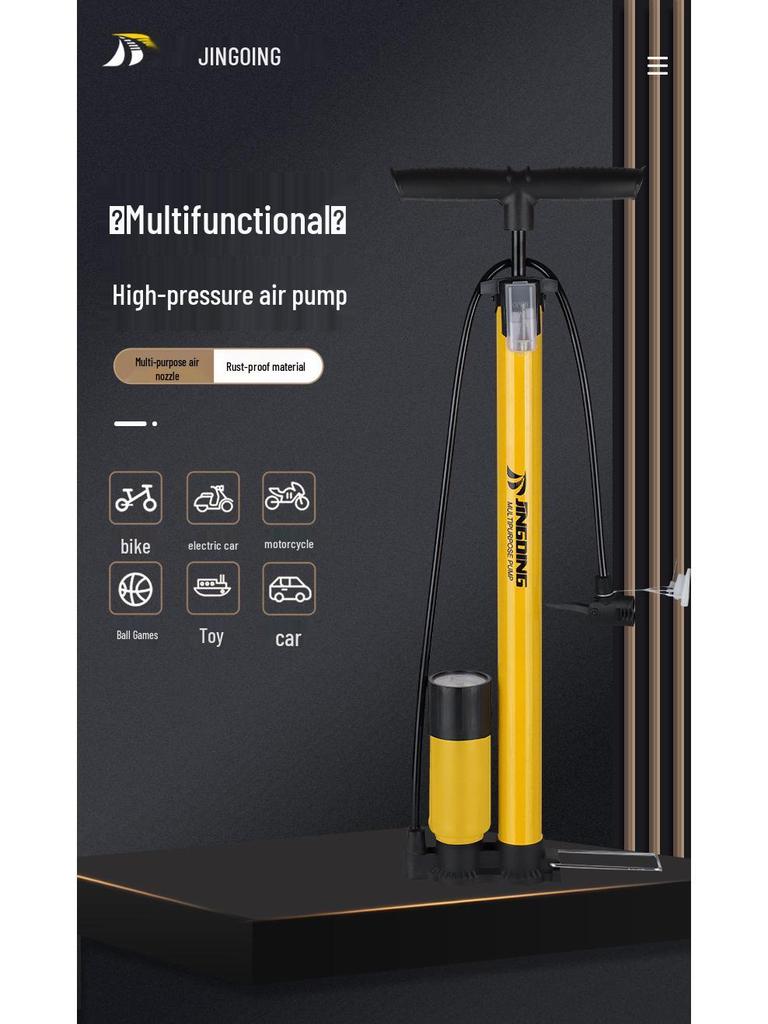 Jingding Portable Electric High-Pressure Pump for Bicycles and Cars
