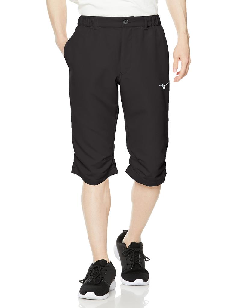 Training Cloth XL Pants, 6-Length, Moisture-Wicking, Quick-Drying, 32JDA131, Black,