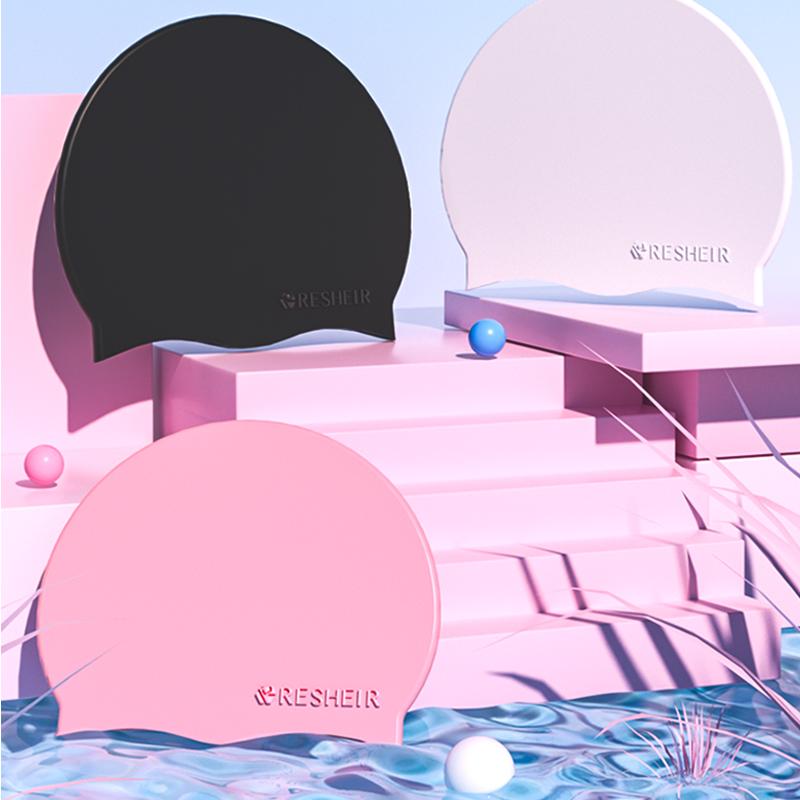 Silicone Waterproof Swimming Cap High Elastic Swim Cap for Women and Men