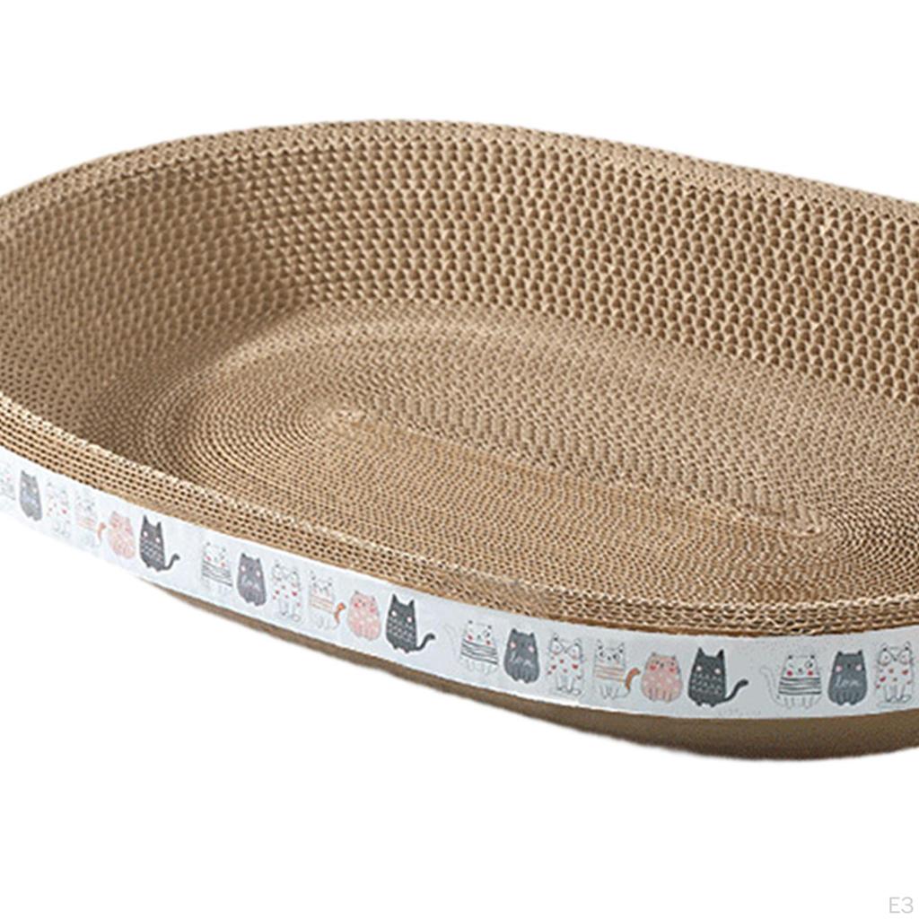 Cardboard Cat Lounge for Indoor Cats, Scratching Board And Nest Claw Maintenance