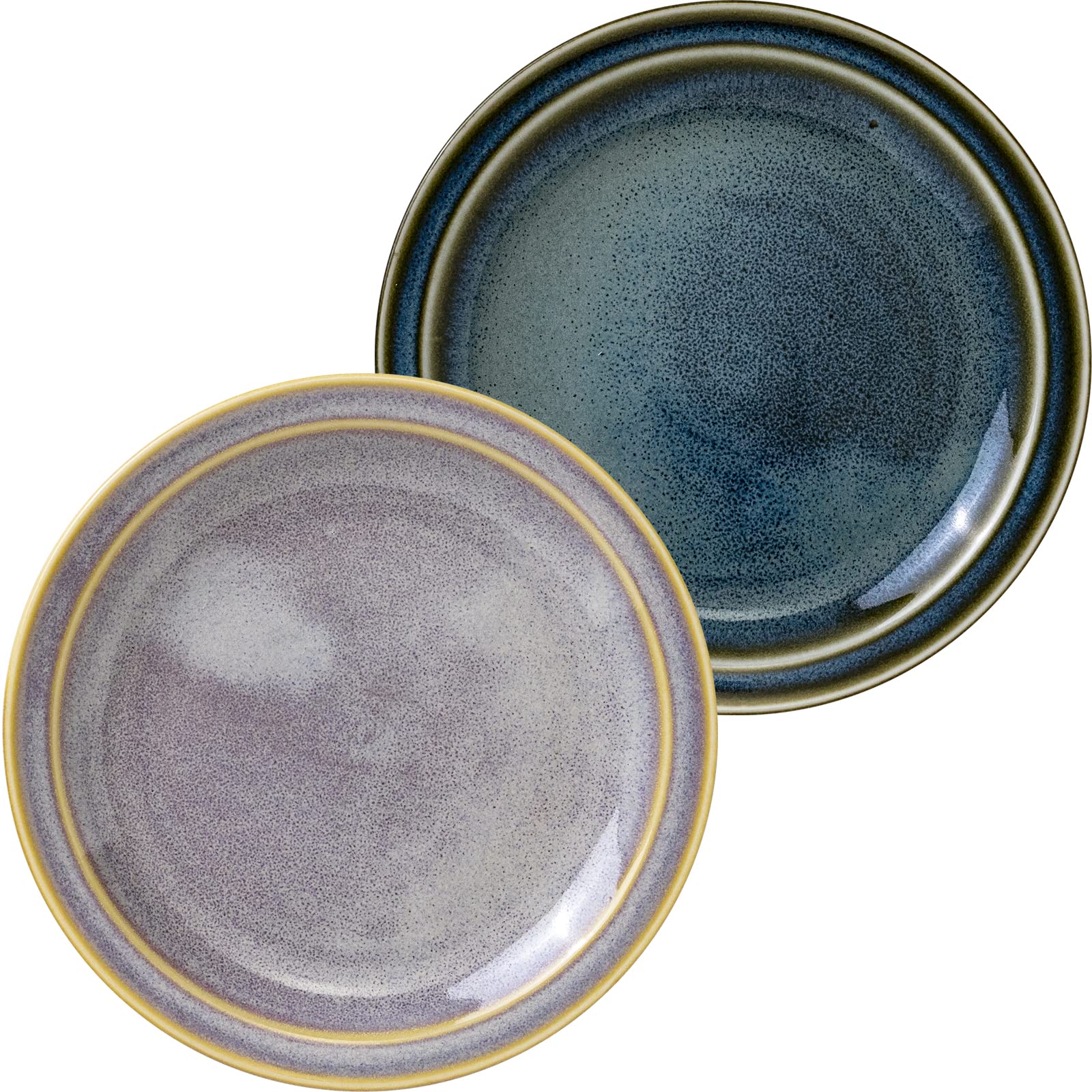 

Minoru Pottery Mino Ware MAMANI 140 Plate 2 Color Set 2 Color Set (White/Green)