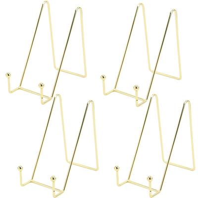 Crystal Craft Tabletop Book Stand, Gold, Book Stand, Card Stand, Stylish, Set of 4, Large