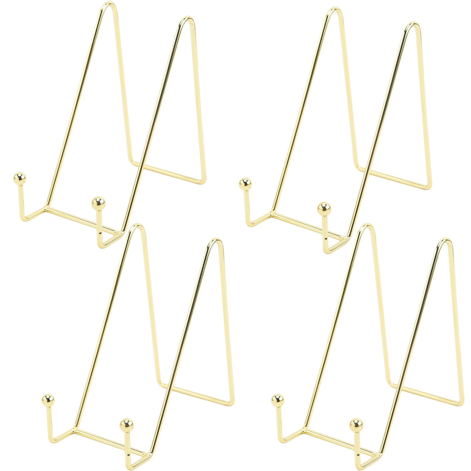 

Crystal Craft Tabletop Book Stand, Gold, Book Stand, Card Stand, Stylish, Set of 4, Large