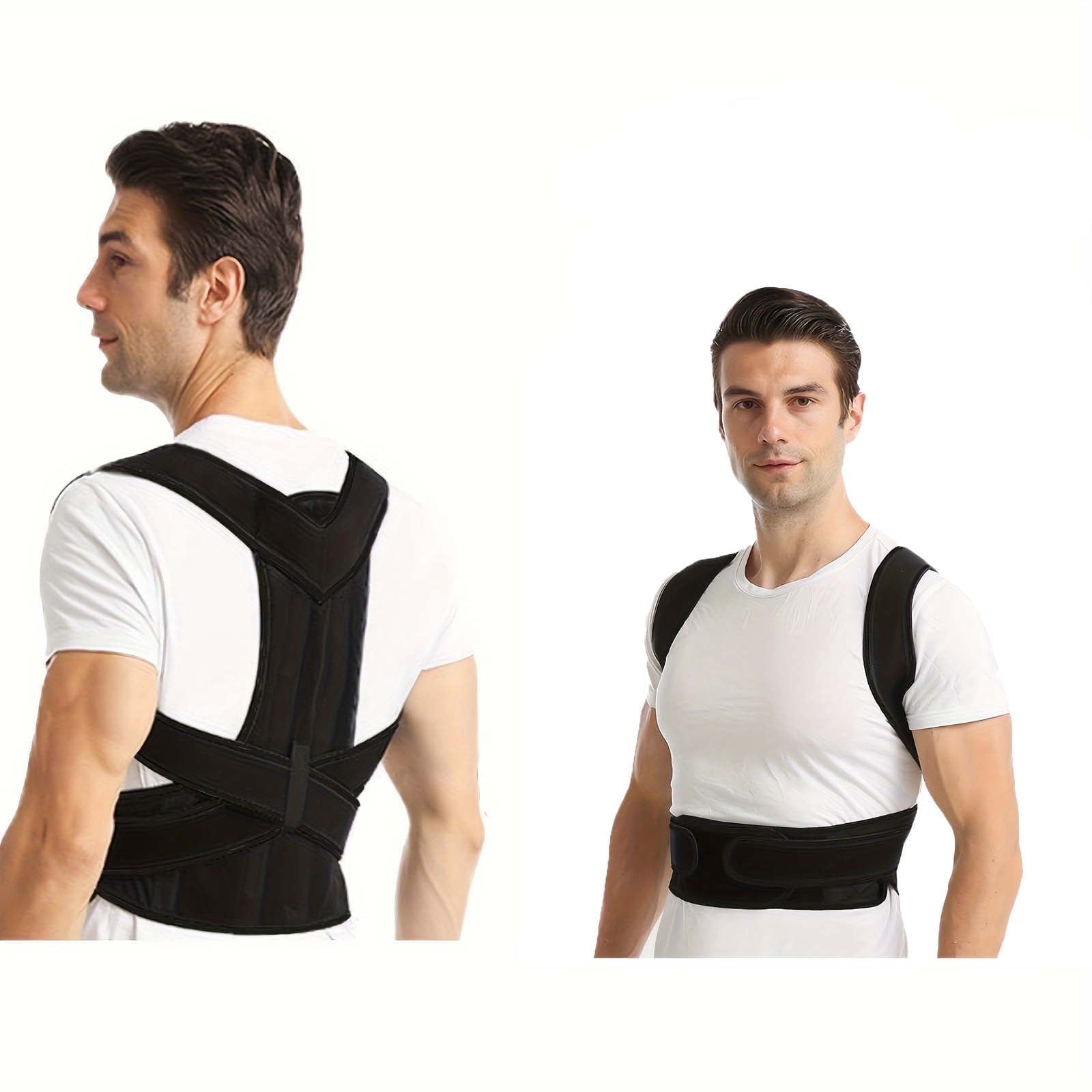 

Posture Corrector for Men&Women-Lumbar, Pain Relief Back Brace-Black Medium xl чёрный