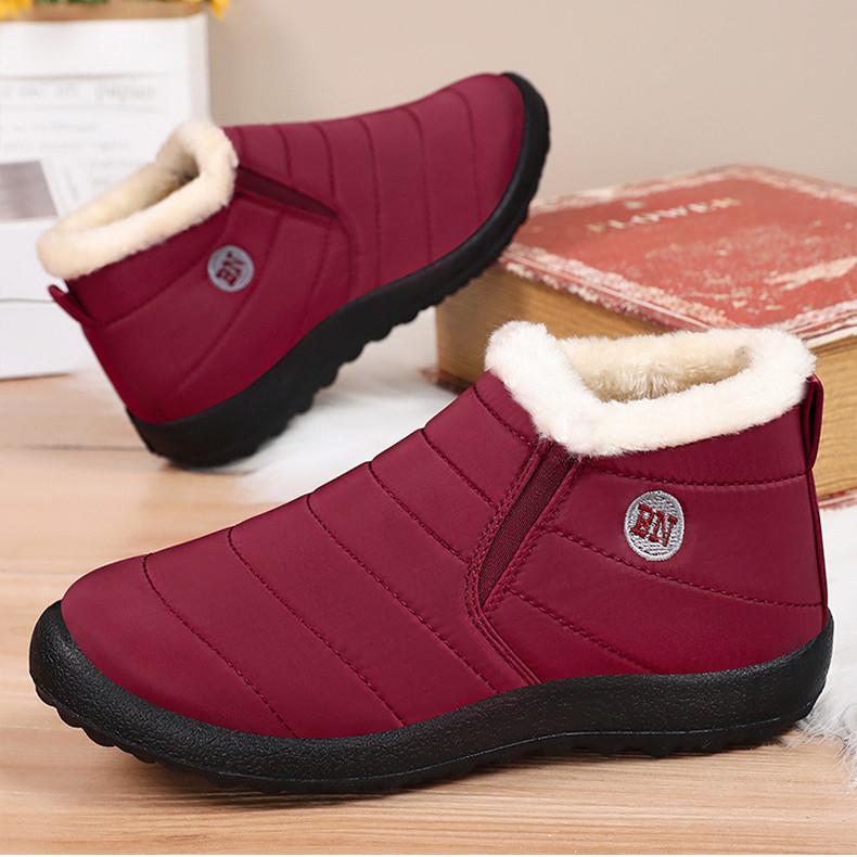 Winter Cotton Shoes Couple Snow Boots Man Warm Botas Mujer Thick Boots Men Casual Women's Shoes Botas De Nieve Woman Botines