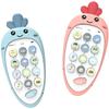 Bilingual Baby Mobile Phone & Carrot Teether Music Toy (0-1 Year)