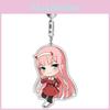 Darling in the Franxx Schlüsselanhänger Zero Two 002 Acryl-Schlüsselanhänger Premium-Qualität Geschenk für Anime-Fans