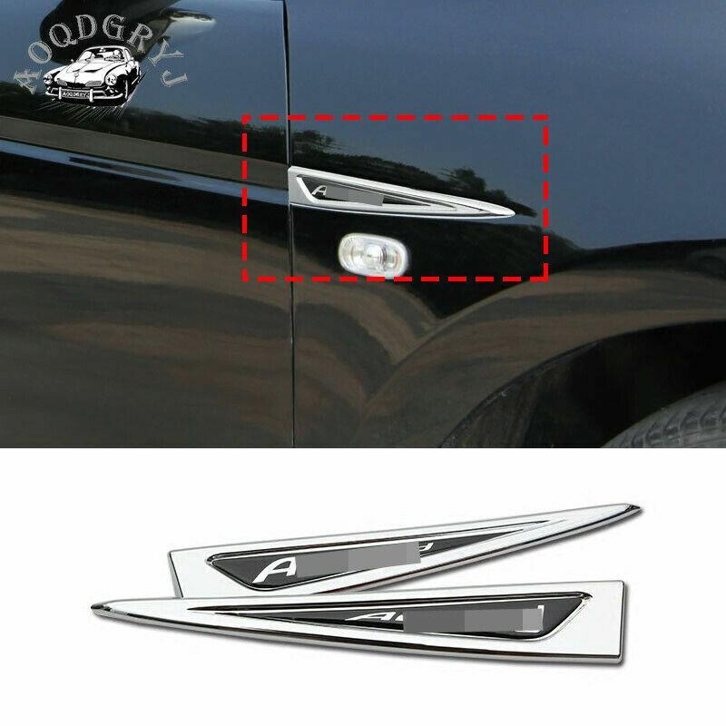 2X Chrome Fender Side Air Vent Outlet Cover Trim For Honda Accord 2008-2011 2012