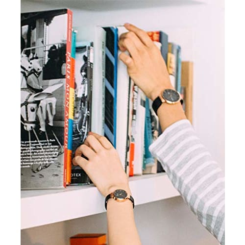 [Officially Imported] BERING Solar Watch, Unisex, Shatter-Resistant, Scratch-Resistant Sapphire Crystal, Long-Term Warranty, 14627-166, Black, Rose Go