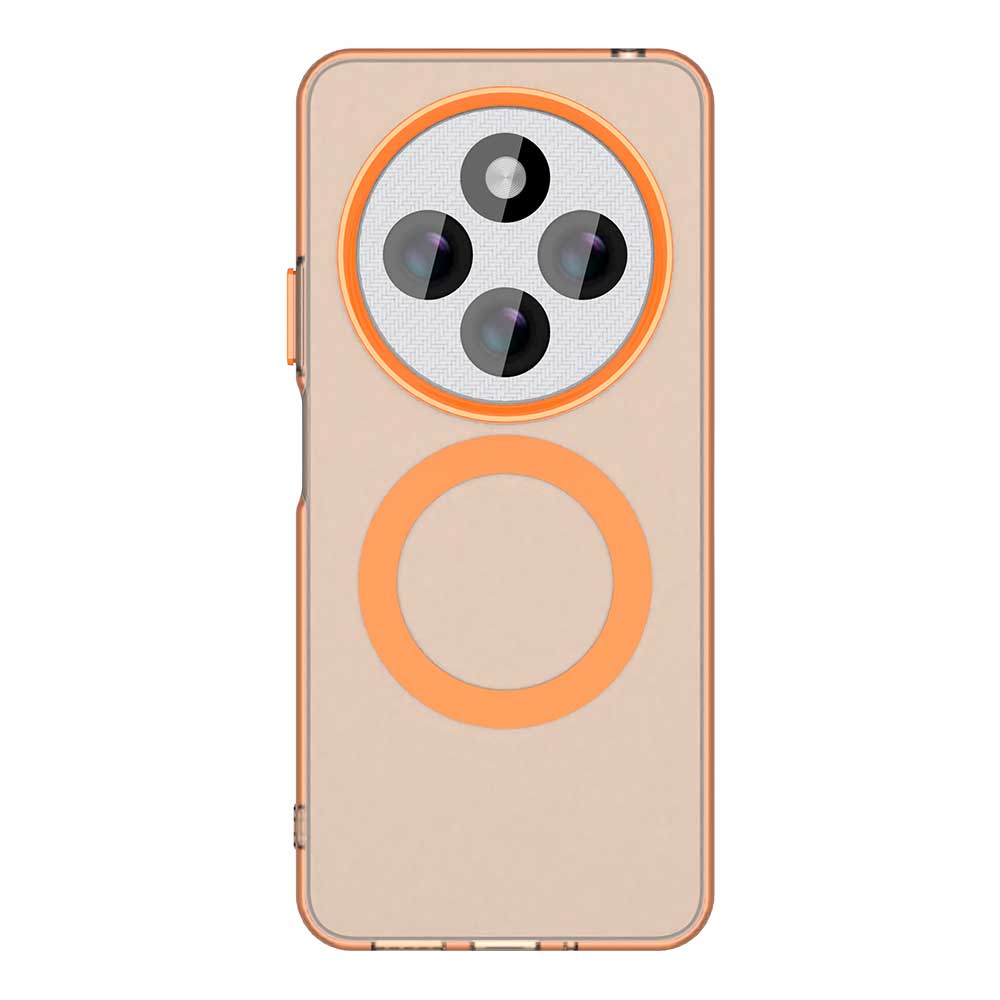 Magsafe Matte Phone Case For Xiaomi Redmi 14C Magnetic Wireless Charging For Xiaomi Redmi 14R Shockproof Back Cover